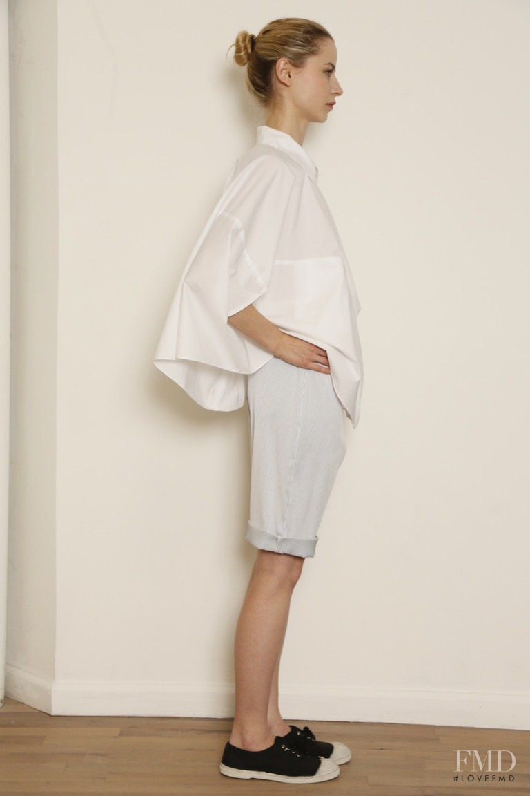 Anichka Zhylyak featured in  the Yeohlee fashion show for Resort 2016