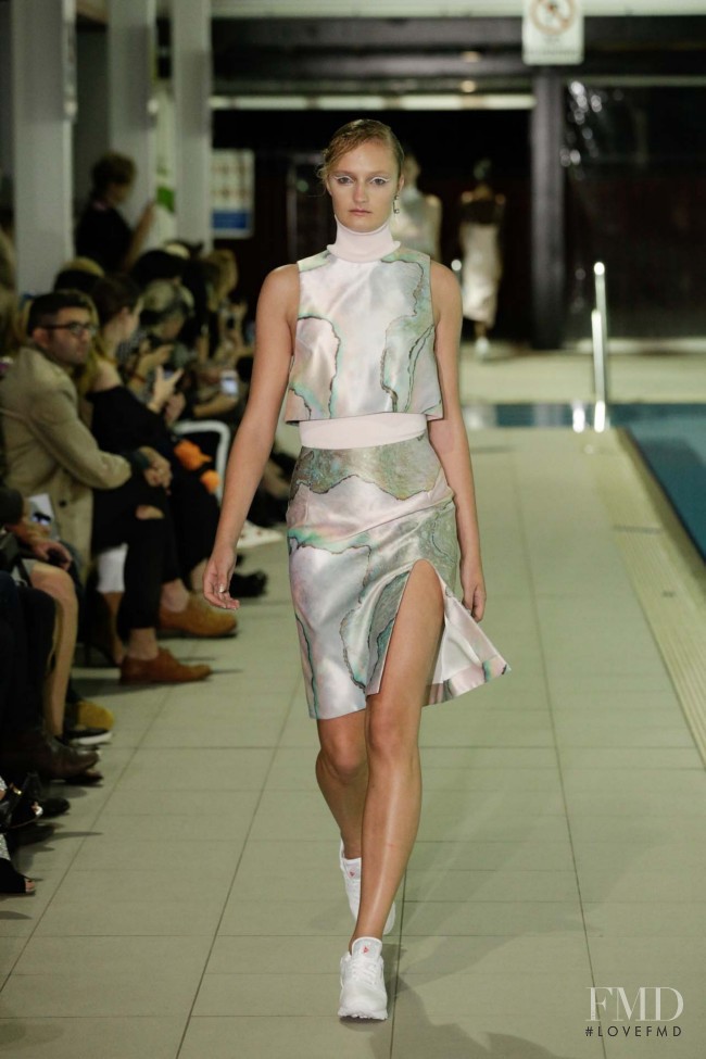 Talisa Quirk featured in  the Karla Spetic fashion show for Spring/Summer 2014