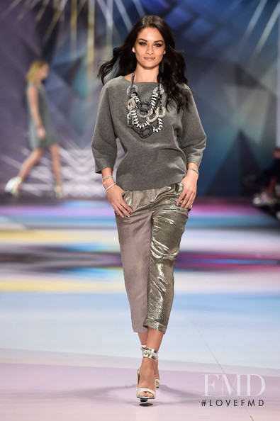 Shanina Shaik featured in  the Swarovski fashion show for Spring/Summer 2014