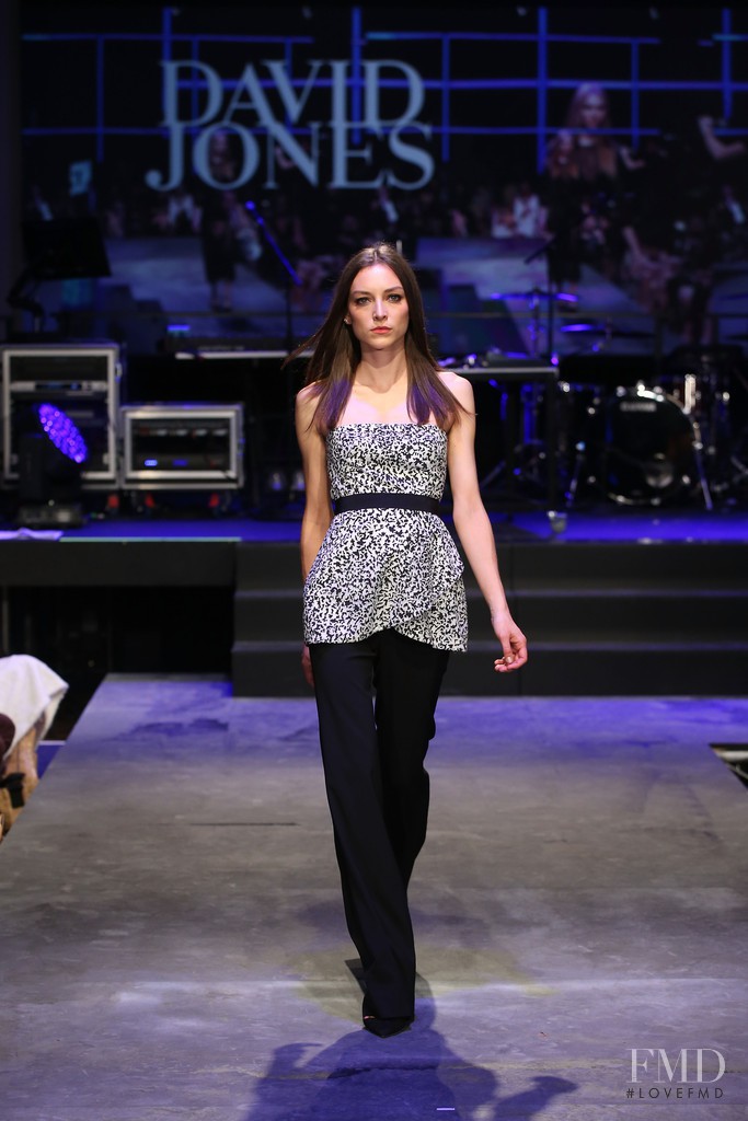 Ollie Henderson featured in  the David Jones fashion show for Spring/Summer 2015