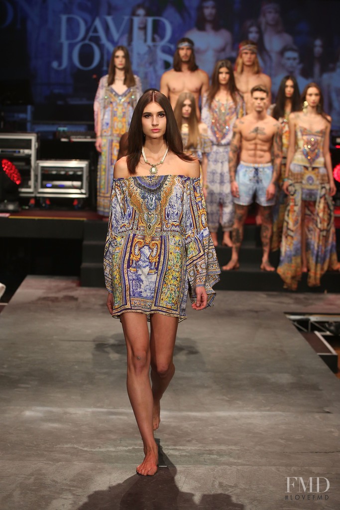 Roberta Pecoraro featured in  the David Jones fashion show for Spring/Summer 2015