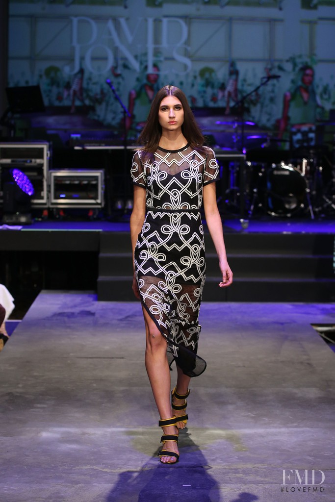 Roberta Pecoraro featured in  the David Jones fashion show for Spring/Summer 2015