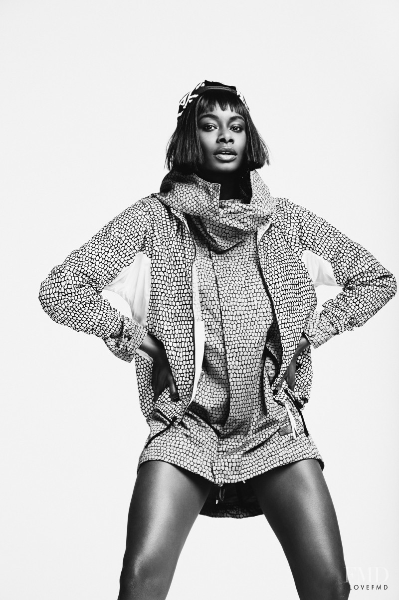 Aminat Ayinde featured in  the Adidas Originals advertisement for Spring/Summer 2014