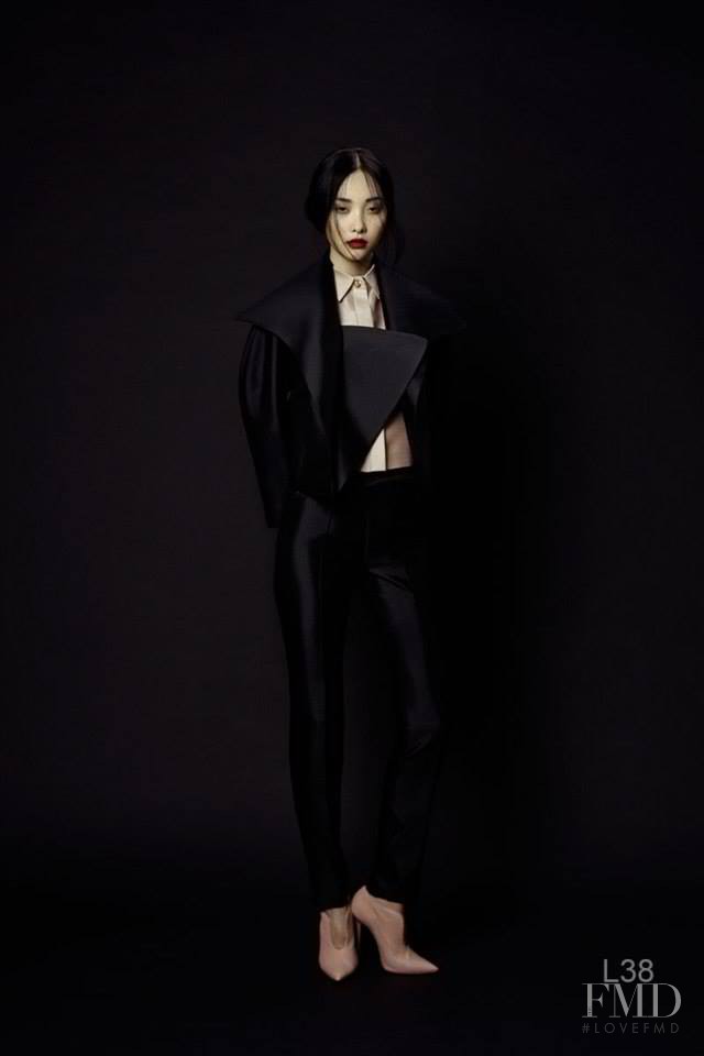 Ji Young Kwak featured in  the Phuong My lookbook for Autumn/Winter 2013