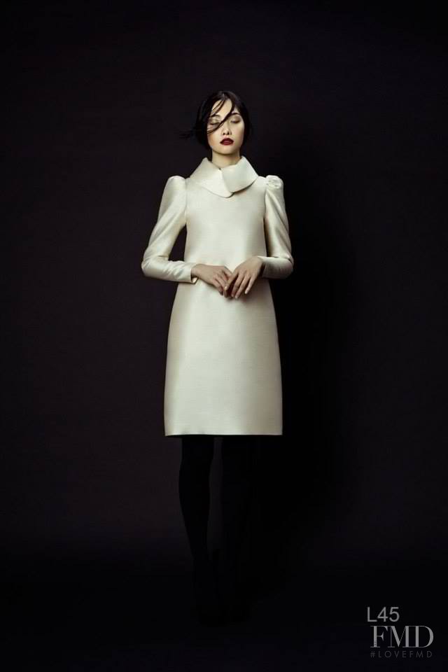 Ji Young Kwak featured in  the Phuong My lookbook for Autumn/Winter 2013