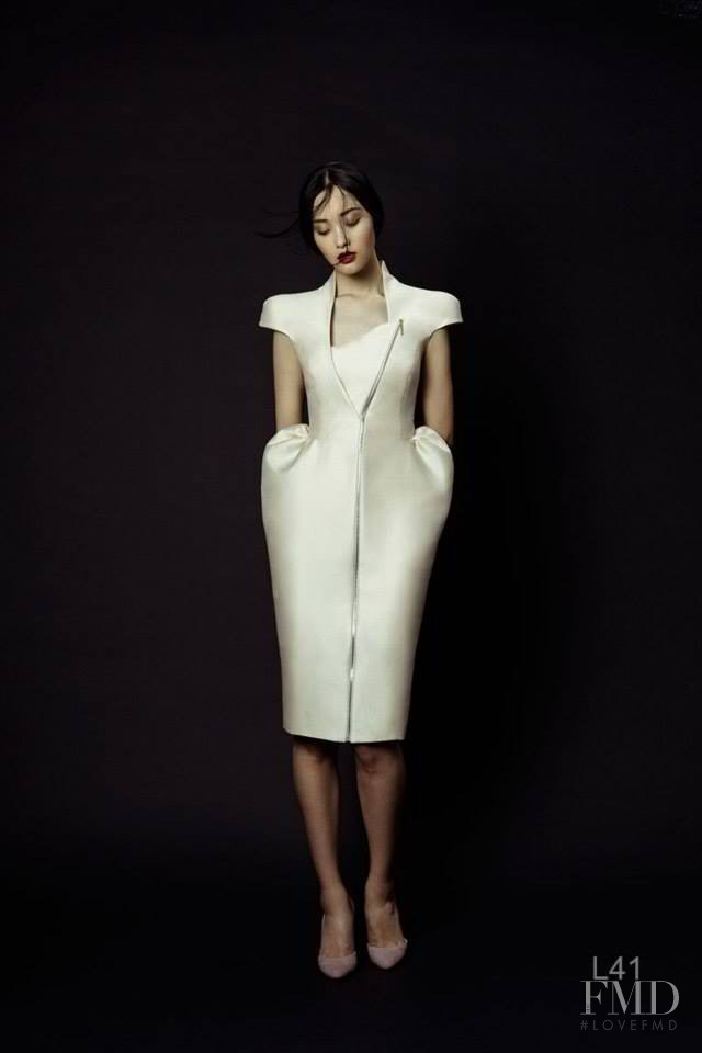 Ji Young Kwak featured in  the Phuong My lookbook for Autumn/Winter 2013