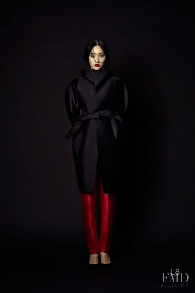 Ji Young Kwak featured in  the Phuong My lookbook for Autumn/Winter 2013