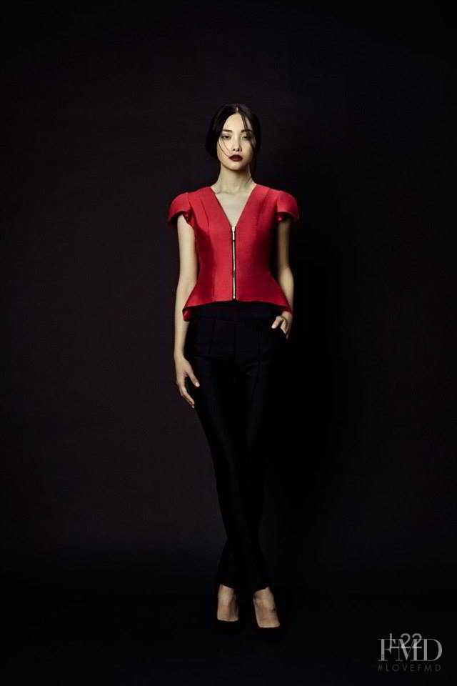 Ji Young Kwak featured in  the Phuong My lookbook for Autumn/Winter 2013