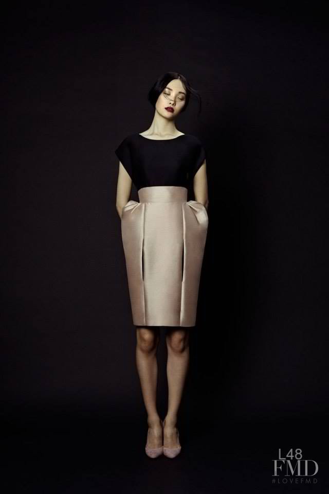 Ji Young Kwak featured in  the Phuong My lookbook for Autumn/Winter 2013