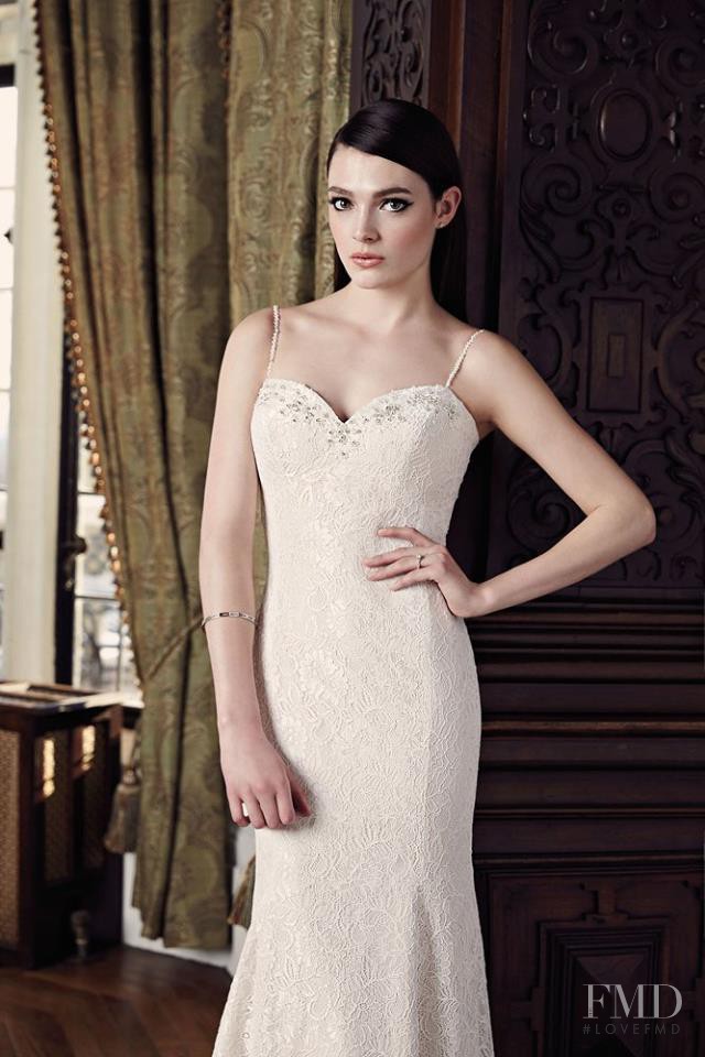 Kristen Murphy featured in  the Mikaella Bridal lookbook for Autumn/Winter 2015