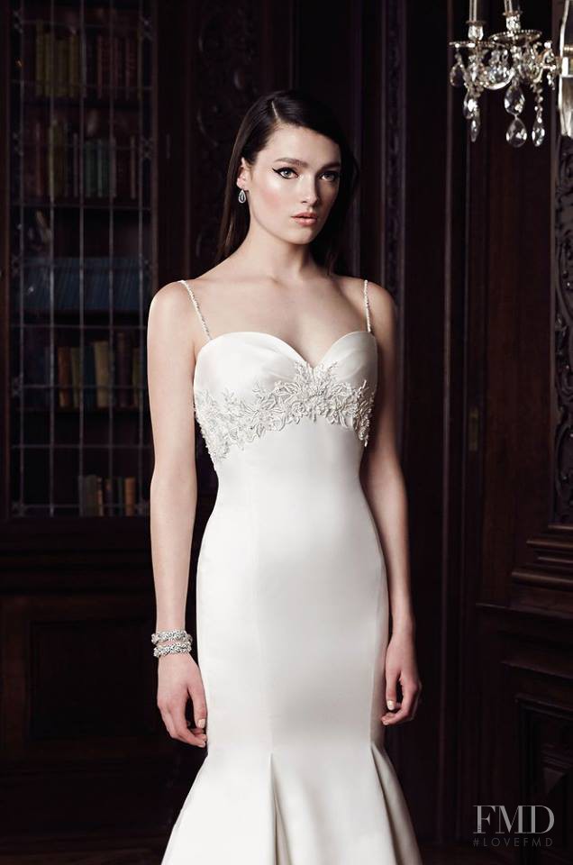 Kristen Murphy featured in  the Mikaella Bridal lookbook for Autumn/Winter 2015