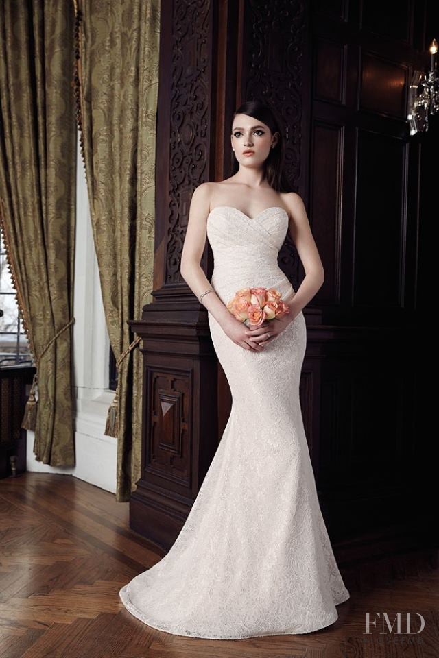 Kristen Murphy featured in  the Mikaella Bridal lookbook for Autumn/Winter 2015