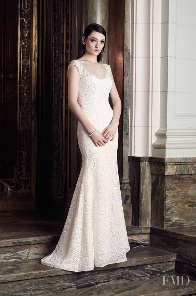 Kristen Murphy featured in  the Mikaella Bridal lookbook for Autumn/Winter 2015