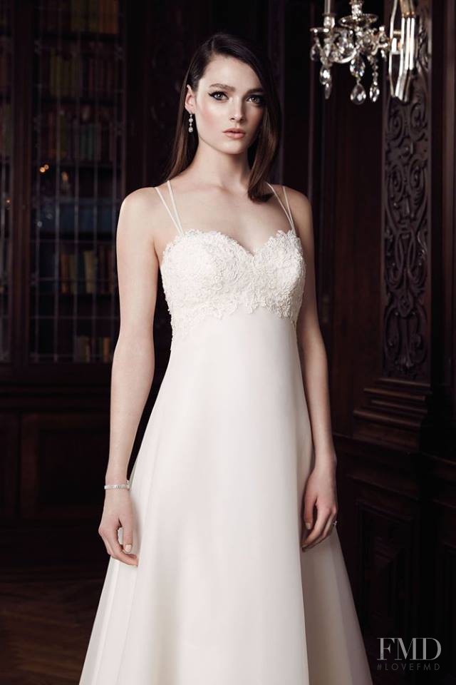 Kristen Murphy featured in  the Mikaella Bridal lookbook for Autumn/Winter 2015