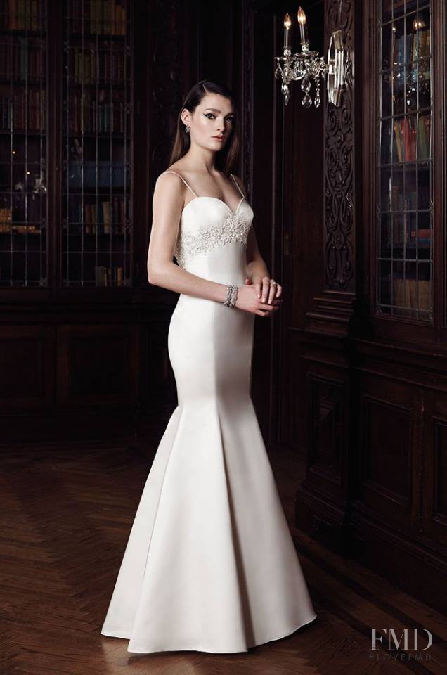 Kristen Murphy featured in  the Mikaella Bridal lookbook for Autumn/Winter 2015