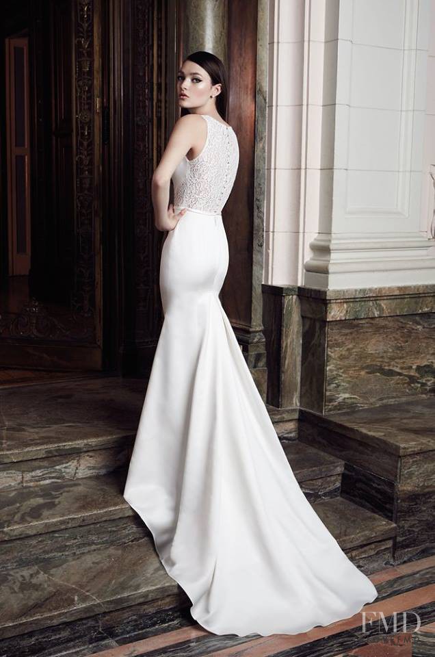 Kristen Murphy featured in  the Mikaella Bridal lookbook for Autumn/Winter 2015