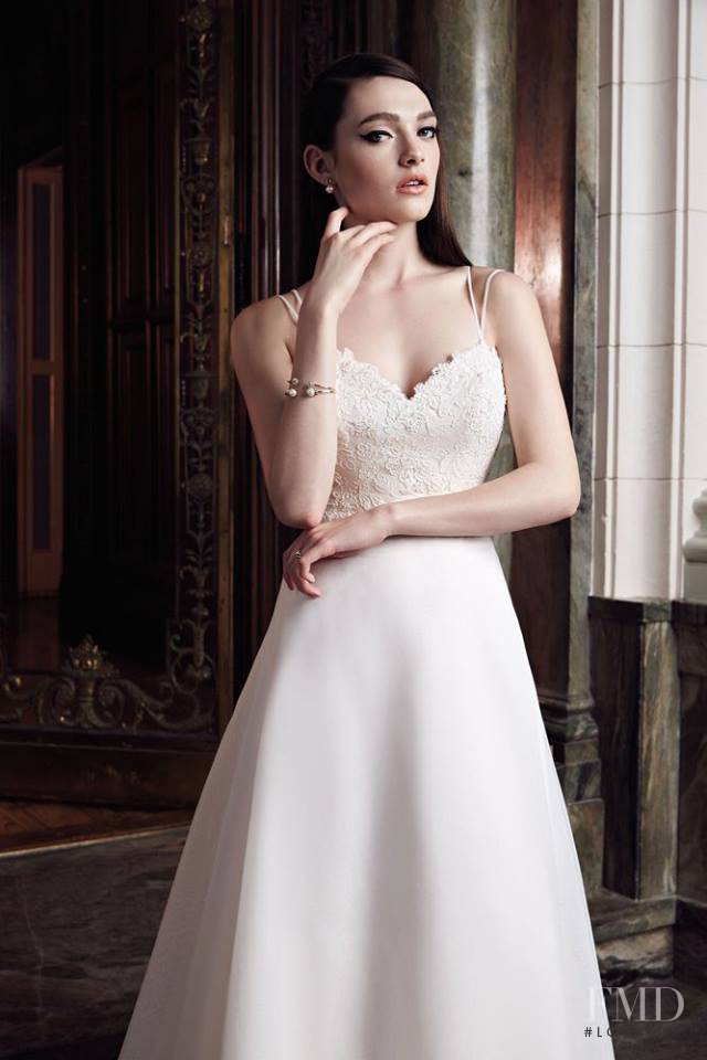 Kristen Murphy featured in  the Mikaella Bridal lookbook for Autumn/Winter 2015