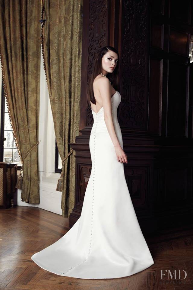 Kristen Murphy featured in  the Mikaella Bridal lookbook for Autumn/Winter 2015