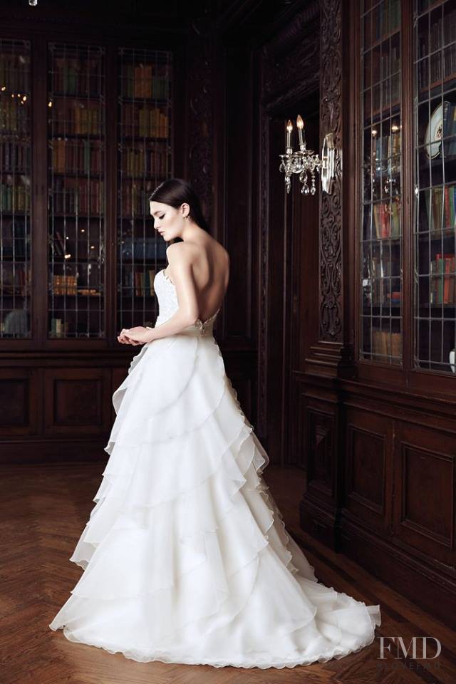 Kristen Murphy featured in  the Mikaella Bridal lookbook for Autumn/Winter 2015