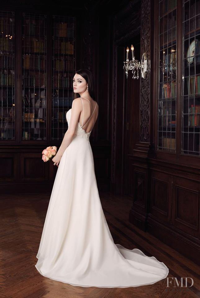 Kristen Murphy featured in  the Mikaella Bridal lookbook for Autumn/Winter 2015