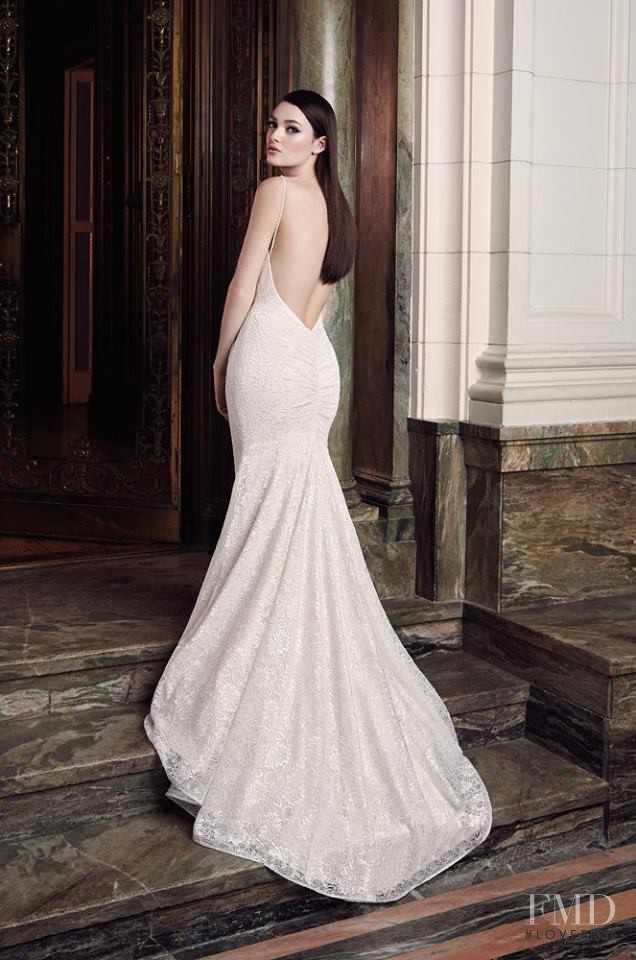 Kristen Murphy featured in  the Mikaella Bridal lookbook for Autumn/Winter 2015