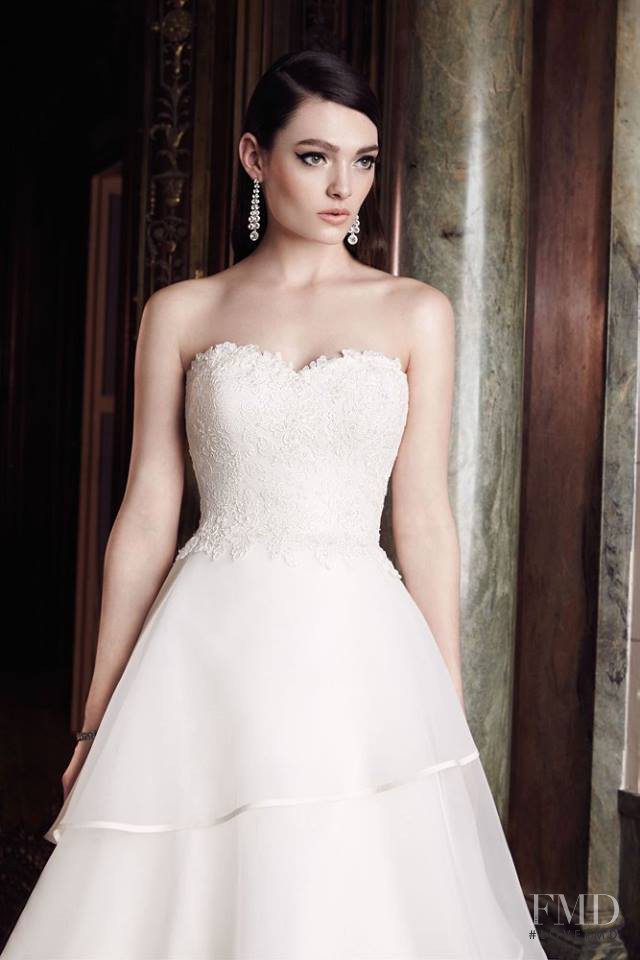 Kristen Murphy featured in  the Mikaella Bridal lookbook for Autumn/Winter 2015