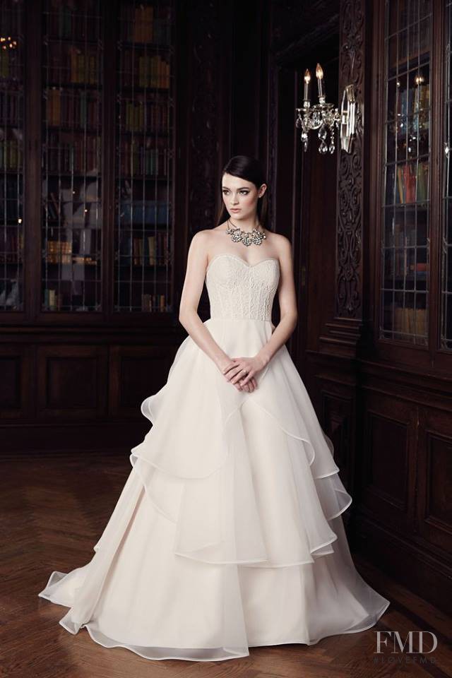 Kristen Murphy featured in  the Mikaella Bridal lookbook for Autumn/Winter 2015