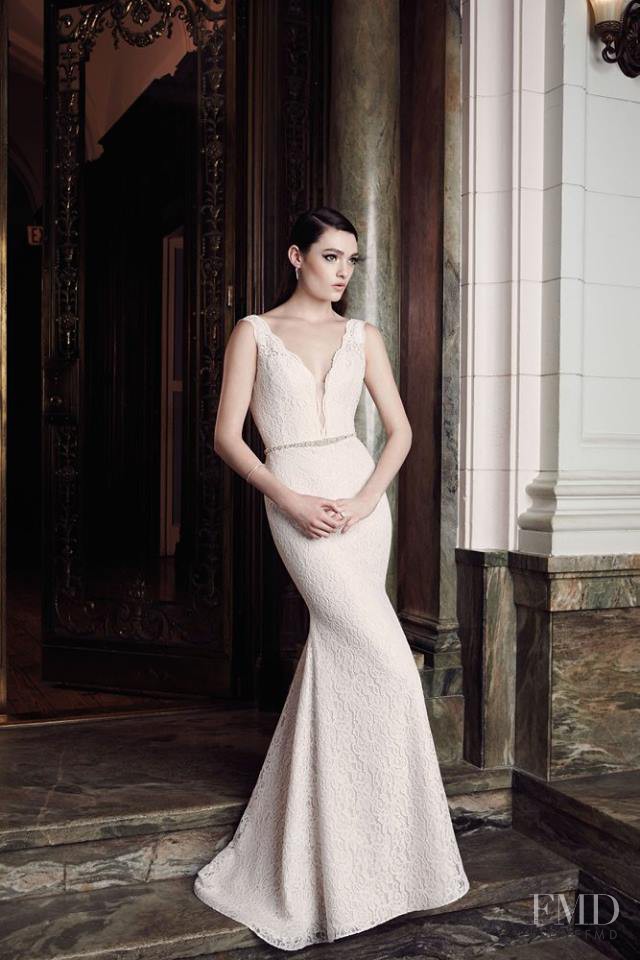 Kristen Murphy featured in  the Mikaella Bridal lookbook for Autumn/Winter 2015