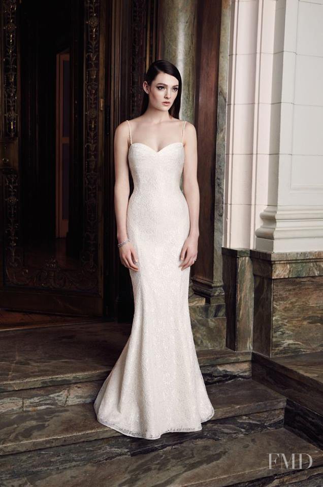 Kristen Murphy featured in  the Mikaella Bridal lookbook for Autumn/Winter 2015