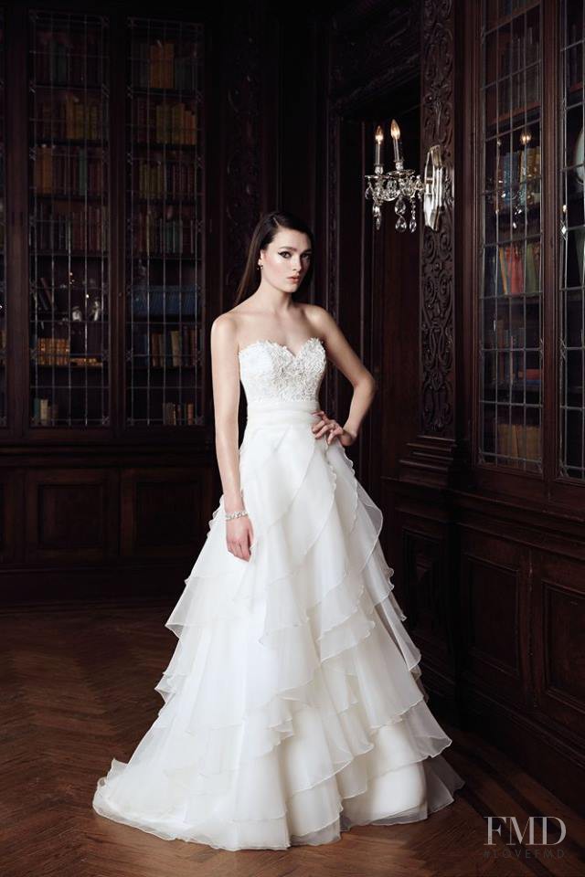 Kristen Murphy featured in  the Mikaella Bridal lookbook for Autumn/Winter 2015