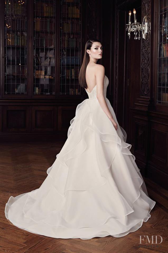 Kristen Murphy featured in  the Mikaella Bridal lookbook for Autumn/Winter 2015