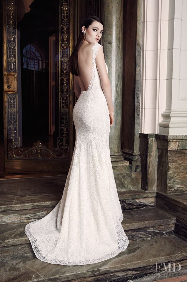 Kristen Murphy featured in  the Mikaella Bridal lookbook for Autumn/Winter 2015