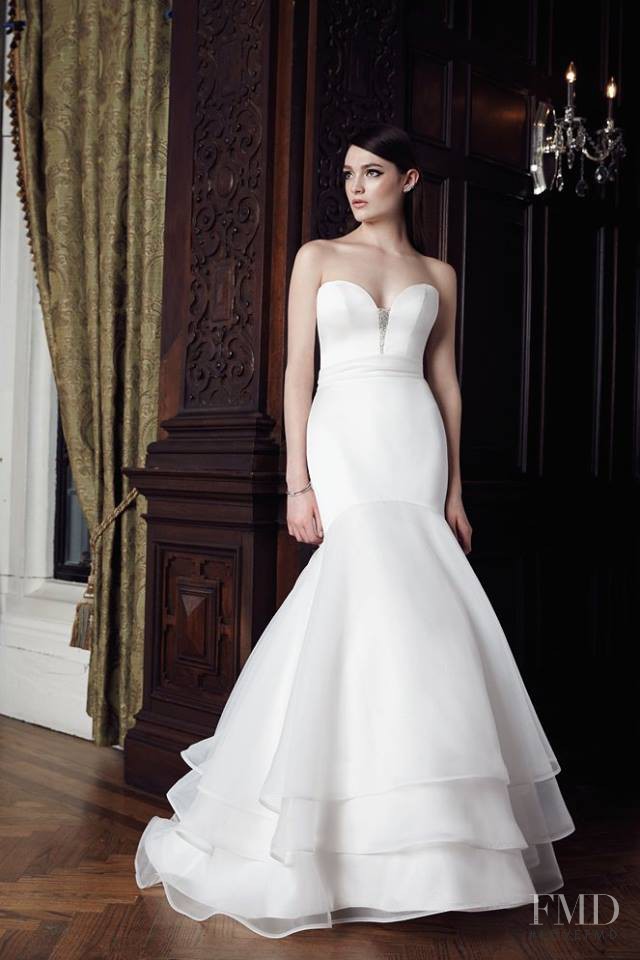 Kristen Murphy featured in  the Mikaella Bridal lookbook for Autumn/Winter 2015