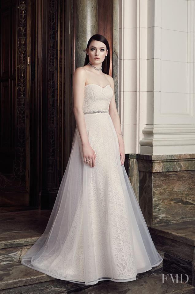 Kristen Murphy featured in  the Mikaella Bridal lookbook for Autumn/Winter 2015