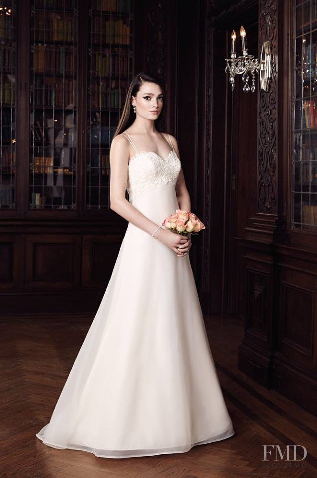 Kristen Murphy featured in  the Mikaella Bridal lookbook for Autumn/Winter 2015