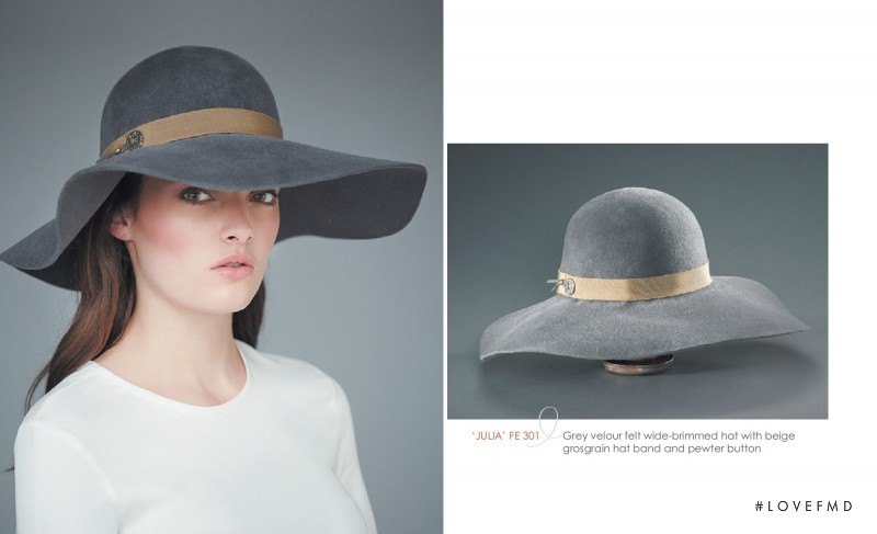 Kristen Murphy featured in  the Hatitude advertisement for Spring/Summer 2015