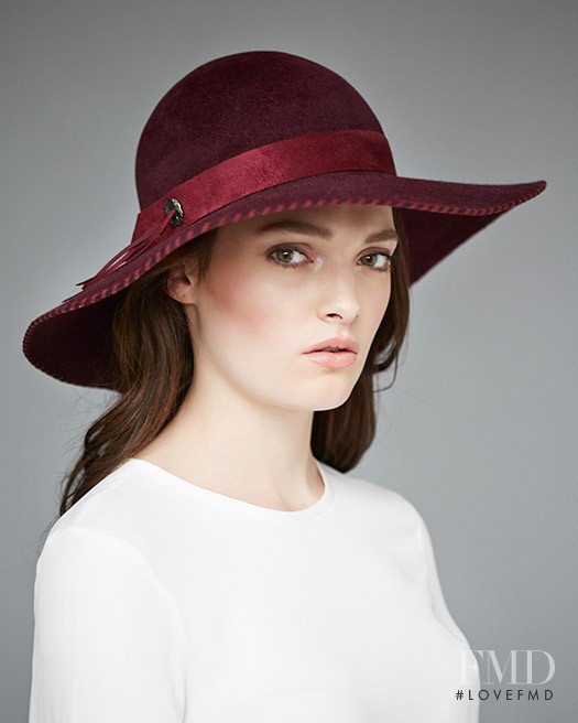 Kristen Murphy featured in  the Hatitude advertisement for Spring/Summer 2015