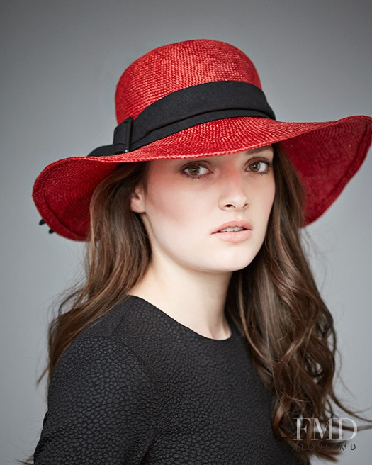 Kristen Murphy featured in  the Hatitude advertisement for Spring/Summer 2015