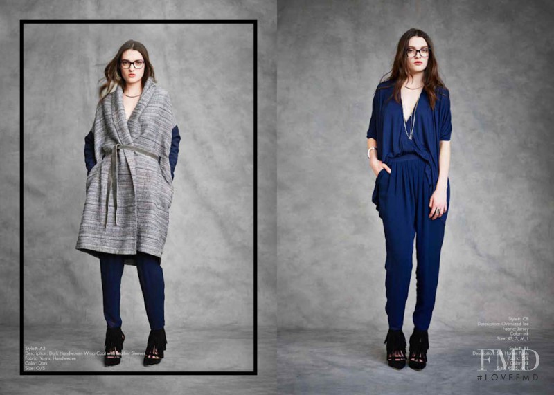 Kristen Murphy featured in  the Laura Siegel fashion show for Autumn/Winter 2015