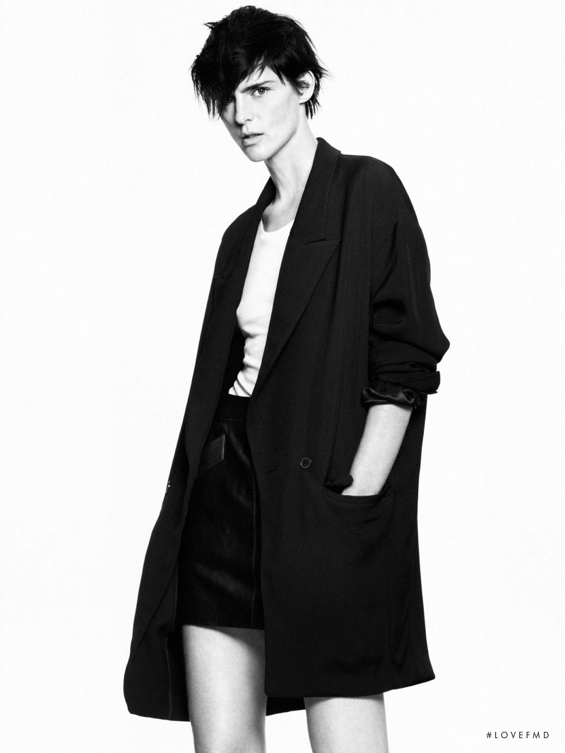 Stella Tennant featured in  the Zara advertisement for Spring/Summer 2011