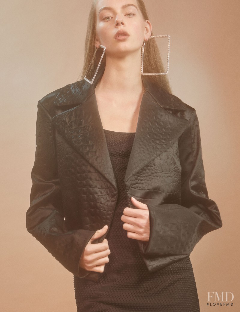 Lauren de Graaf featured in  the area fashion show for Pre-Fall 2016