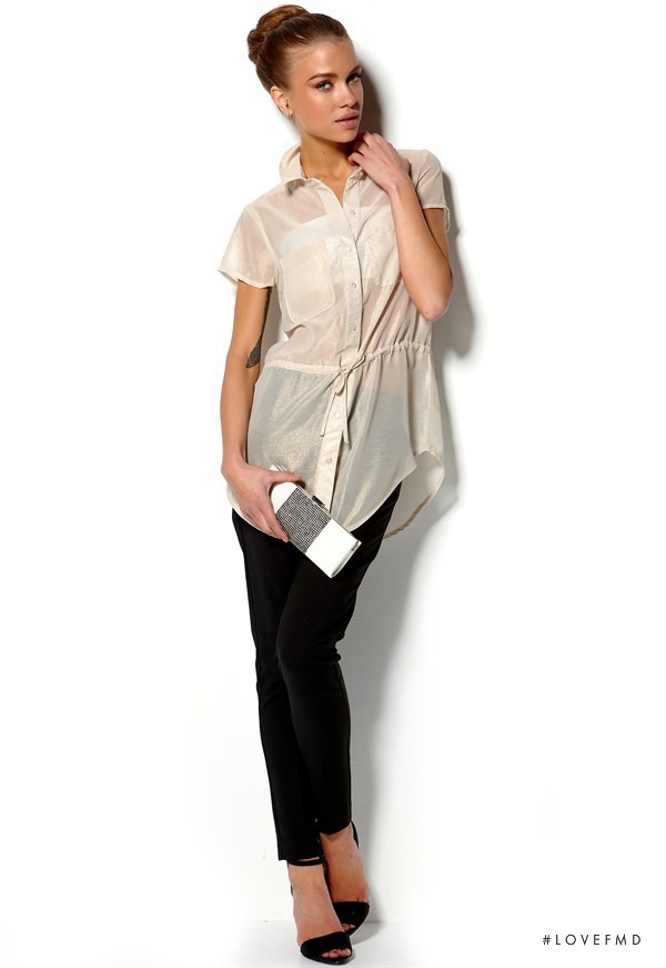 Mathilda Bernmark featured in  the Bubbleroom lookbook for Pre-Spring 2012