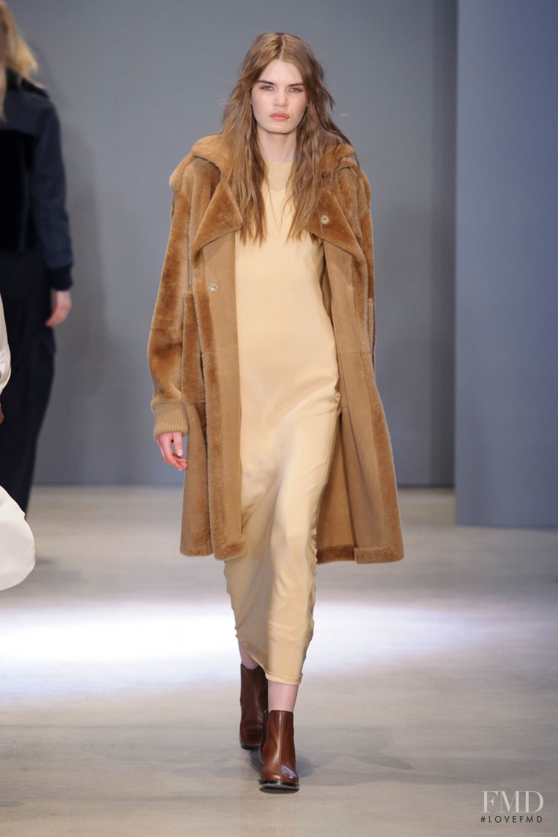 Sophie Rask featured in  the Tibi fashion show for Autumn/Winter 2016