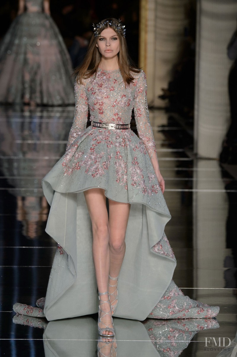 Yulia Velikanova featured in  the Zuhair Murad fashion show for Spring/Summer 2016