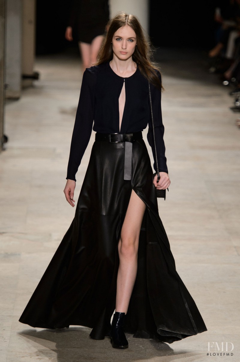 Stasha Yatchuk featured in  the Barbara Bui fashion show for Autumn/Winter 2015