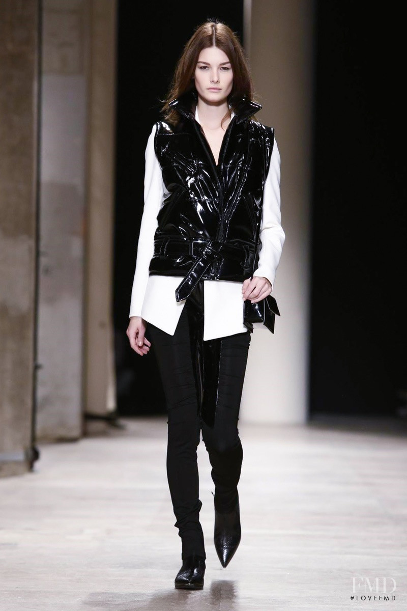 Ophélie Guillermand featured in  the Barbara Bui fashion show for Autumn/Winter 2015