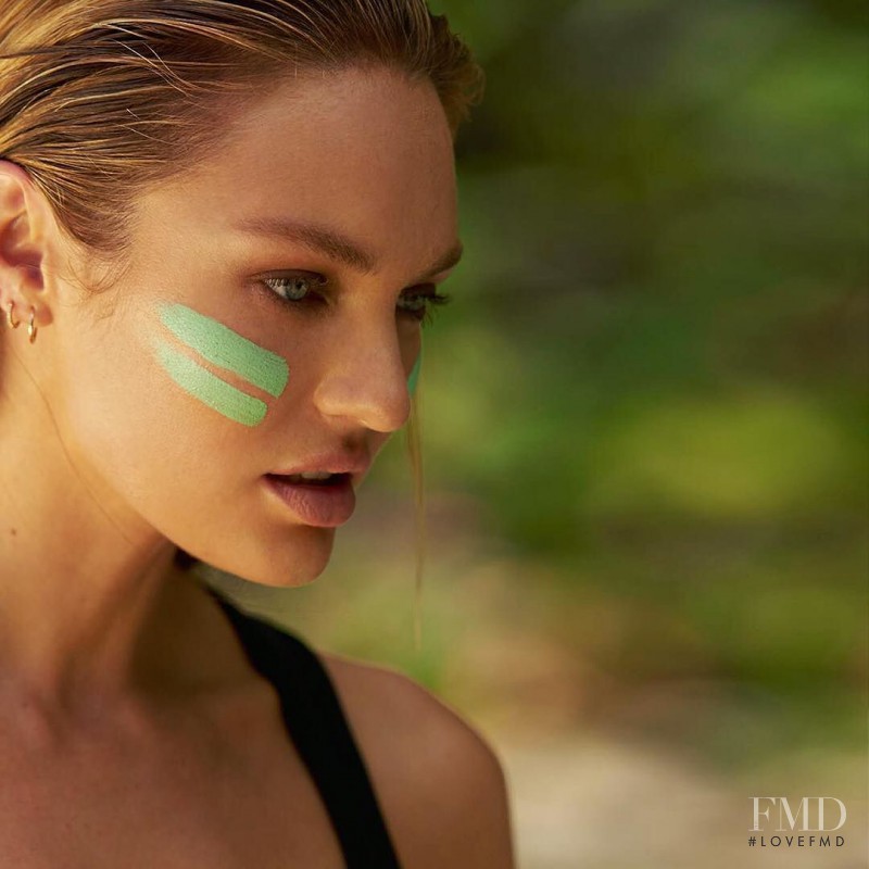 Candice Swanepoel featured in  the Biotherm advertisement for Spring/Summer 2016