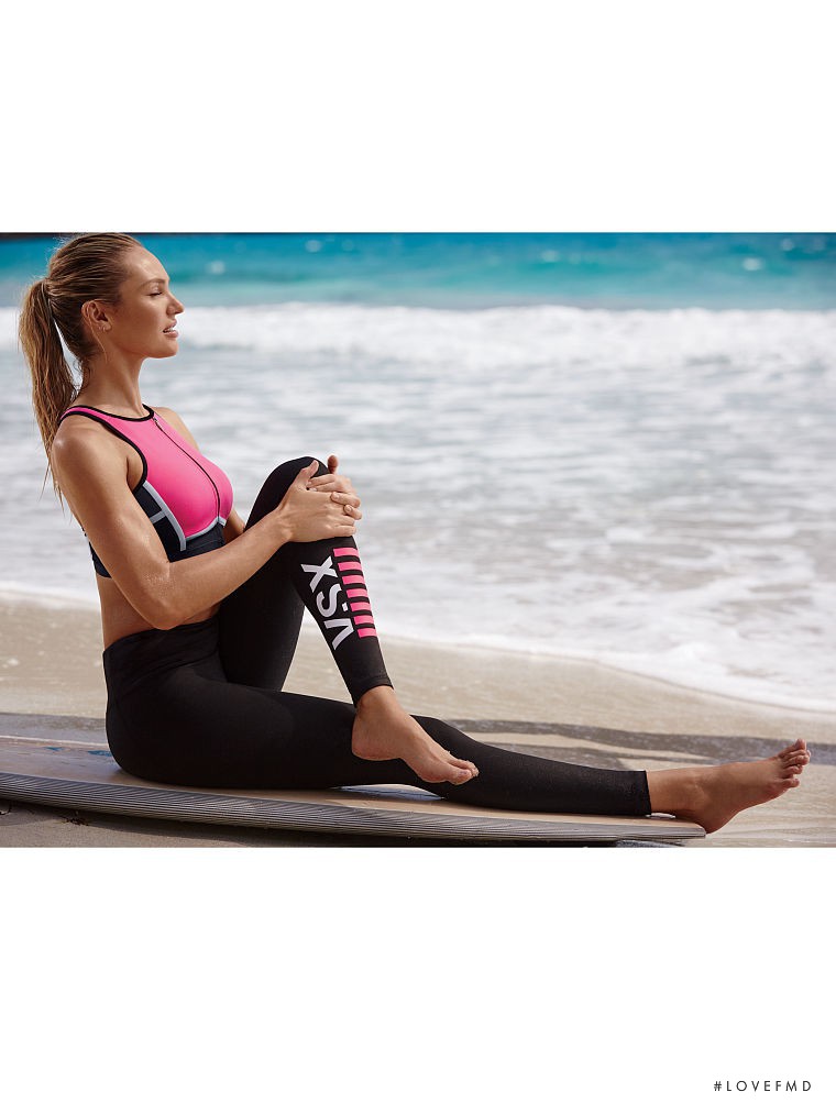 Candice Swanepoel featured in  the Victoria\'s Secret VSX catalogue for Spring/Summer 2016
