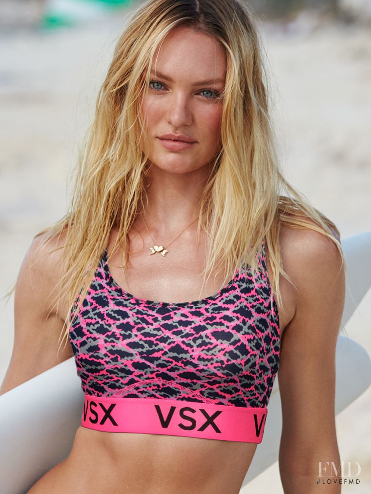 Candice Swanepoel featured in  the Victoria\'s Secret VSX catalogue for Spring/Summer 2016