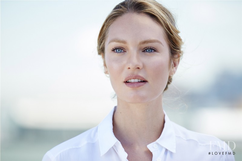 Candice Swanepoel featured in  the Biotherm advertisement for Autumn/Winter 2015